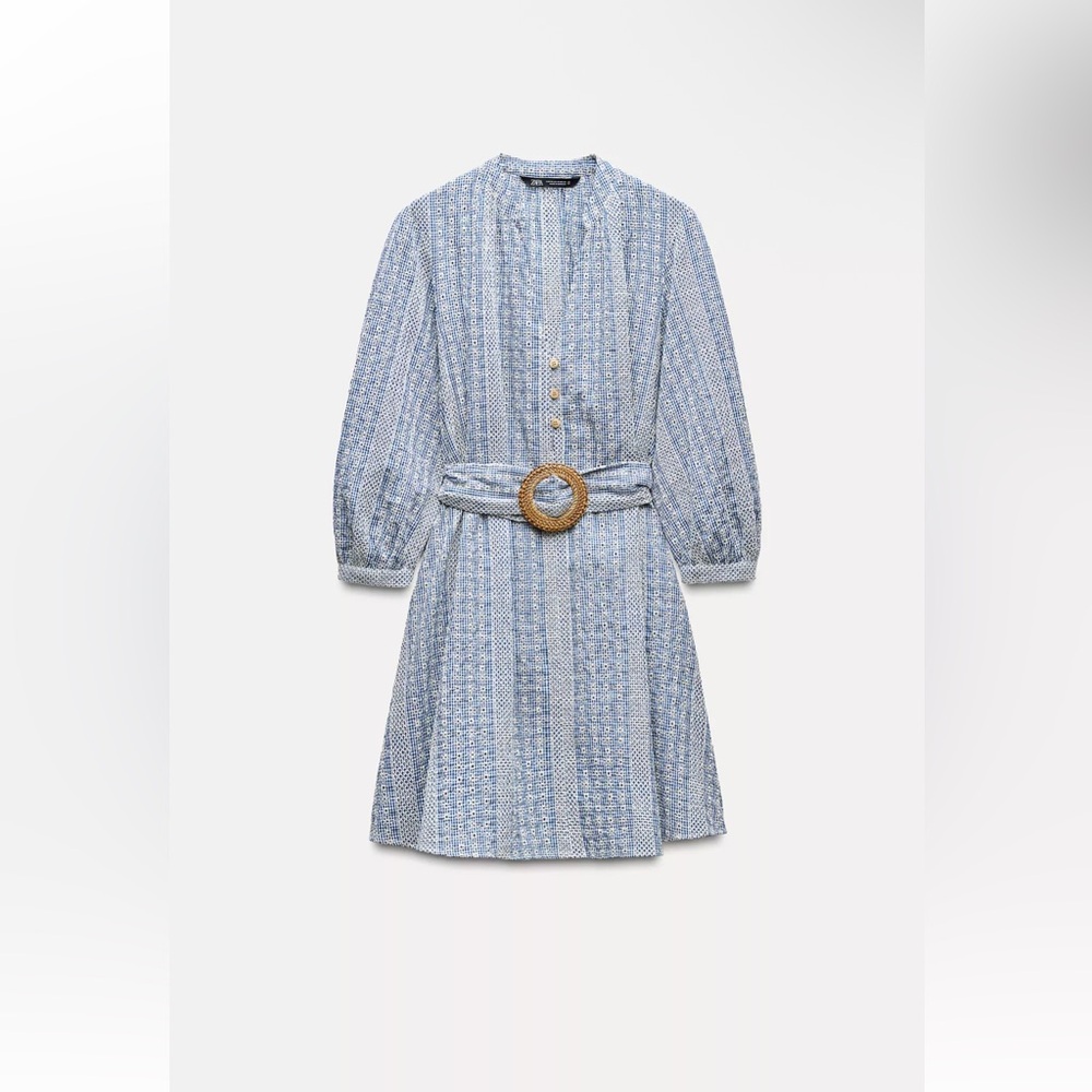 Zara Belted Mini Dress